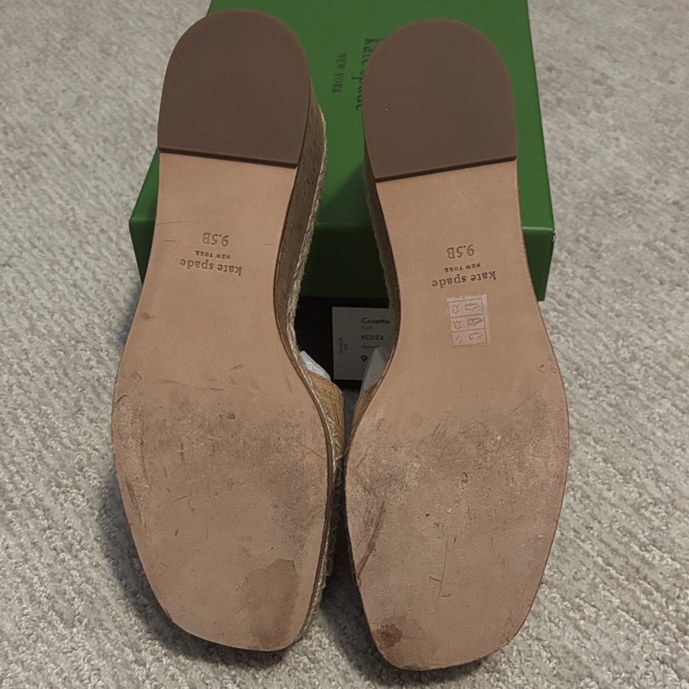Kate Spade Cosette Cork Wedge Sandals - Picture 4 of 5